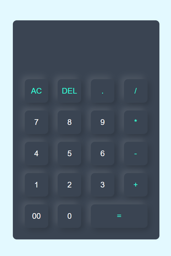 Calculator Project Screenshot